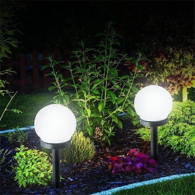 Solar Garden Path Lights - LuminaGlow LED 4-Pack