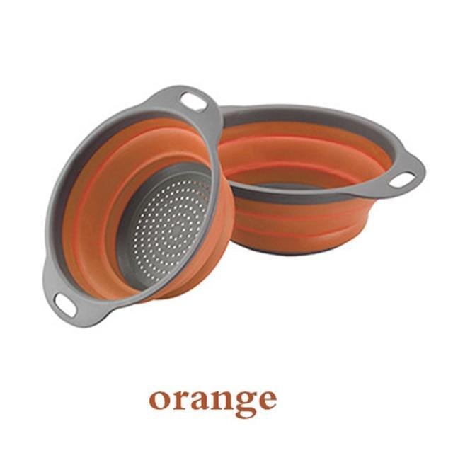 Folding Silicone Drain Basket - AquaEase