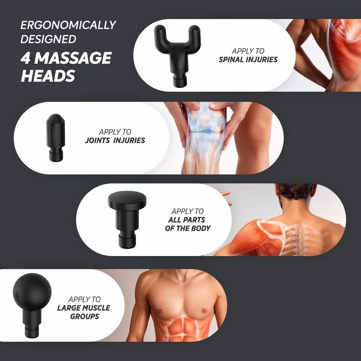 Deep Tissue Percussion Massager - Revive Wellness