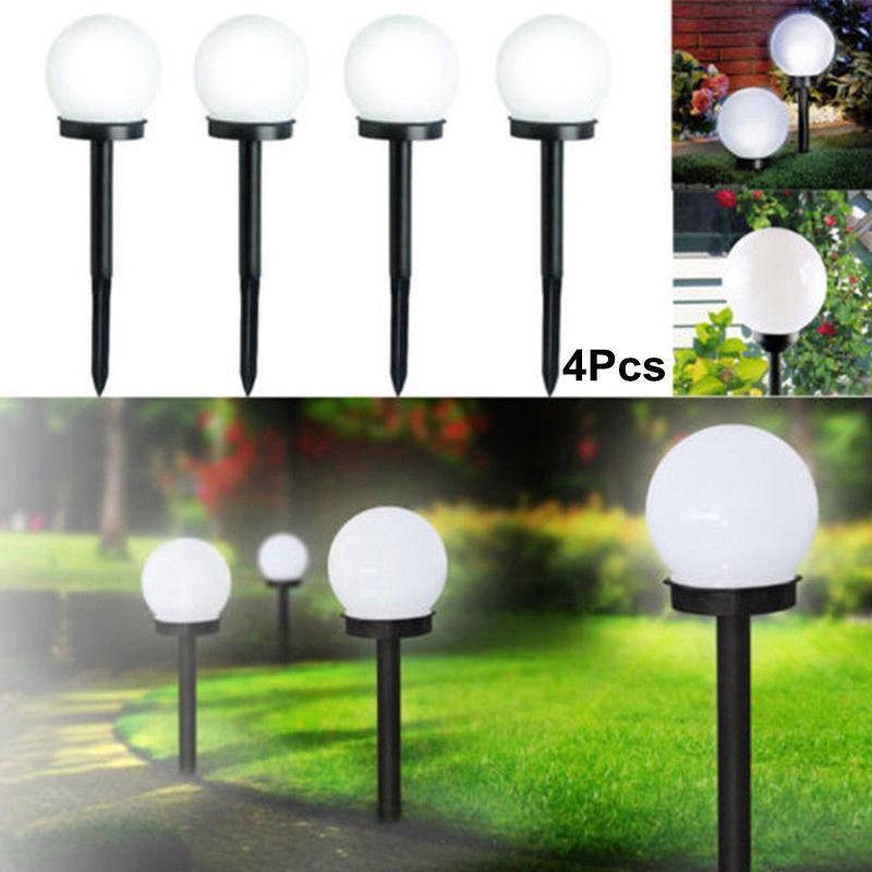 Solar Garden Path Lights - LuminaGlow LED 4-Pack