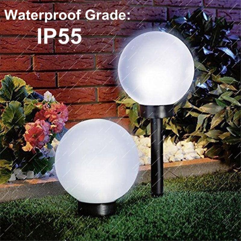 Solar Garden Path Lights - LuminaGlow LED 4-Pack