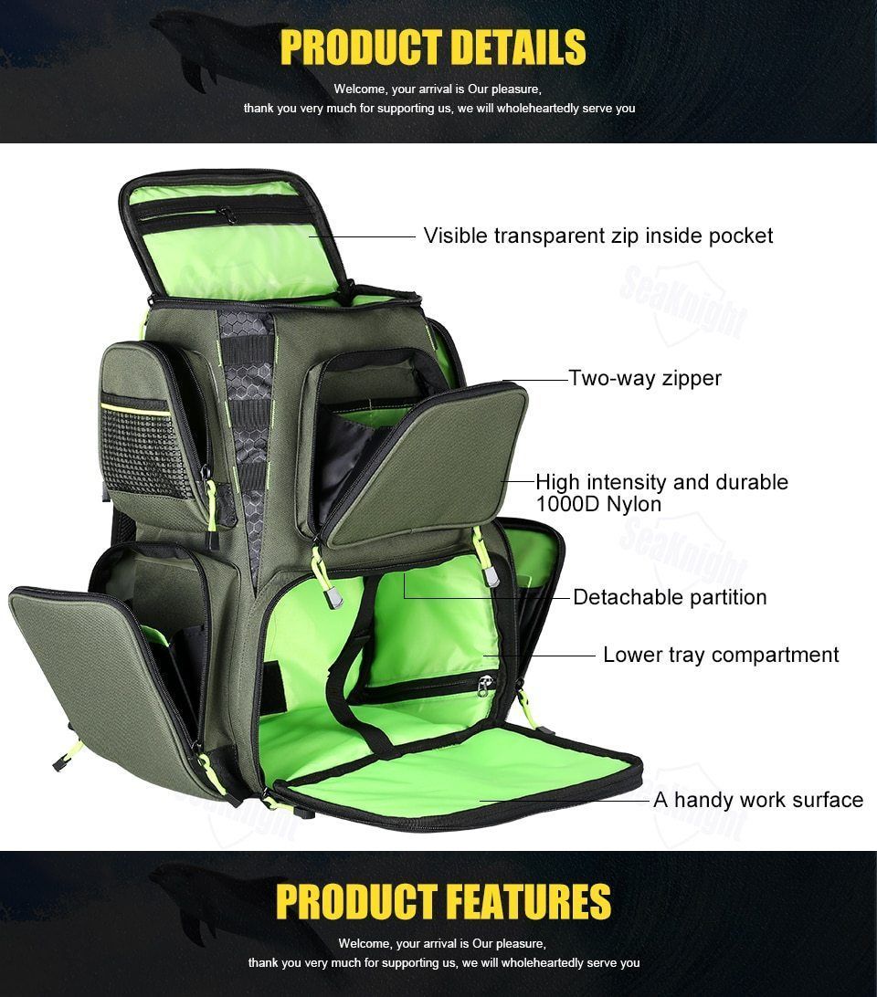 Waterproof Fishing Backpack - AquaGear Essentials