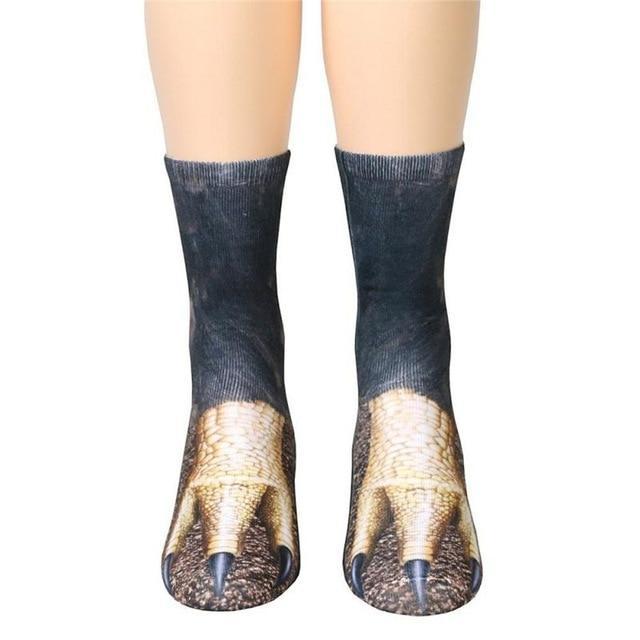 Paw Print Animal Socks - CozyPaws Collection