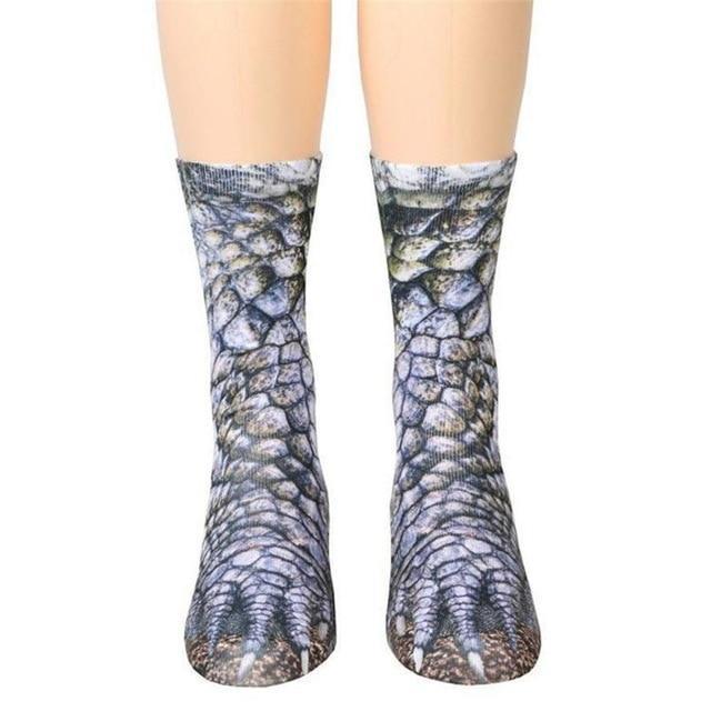 Paw Print Animal Socks - CozyPaws Collection