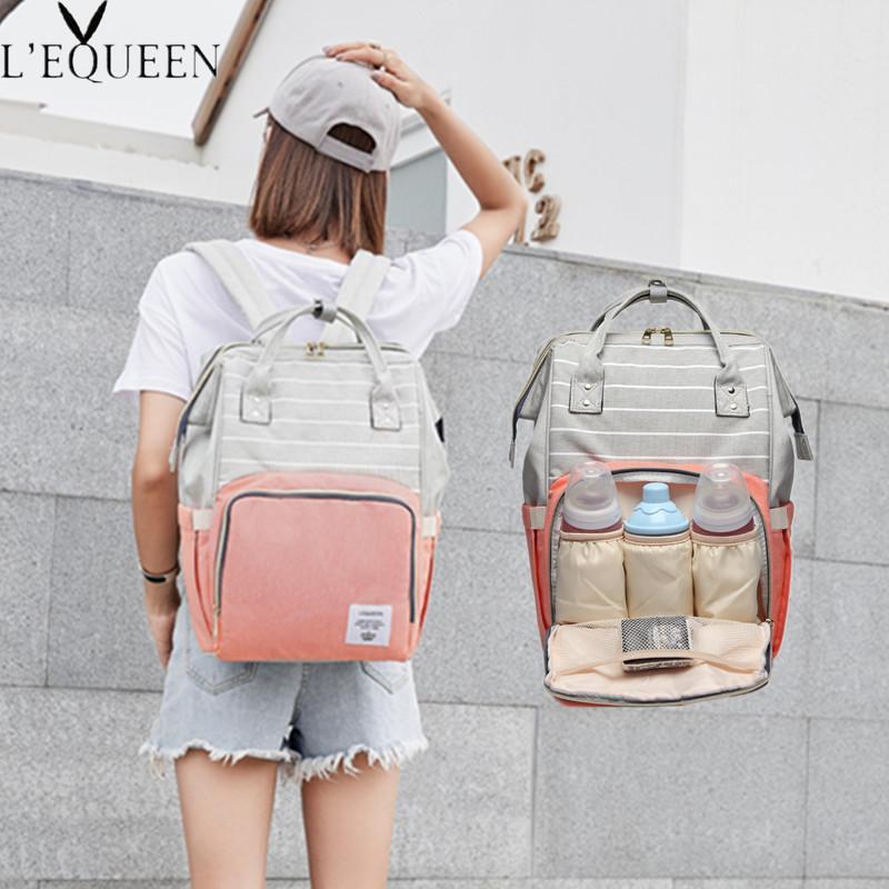 Diaper Backpack - LuxeMamma with Insulated Pockets