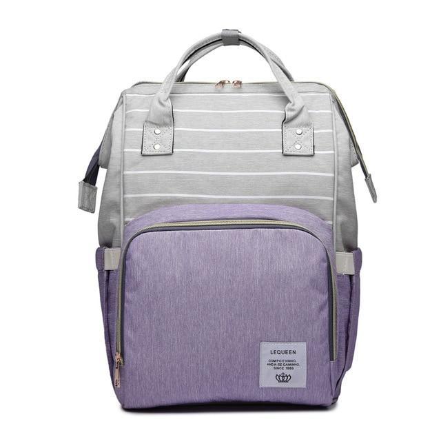 Diaper Backpack - LuxeMamma with Insulated Pockets