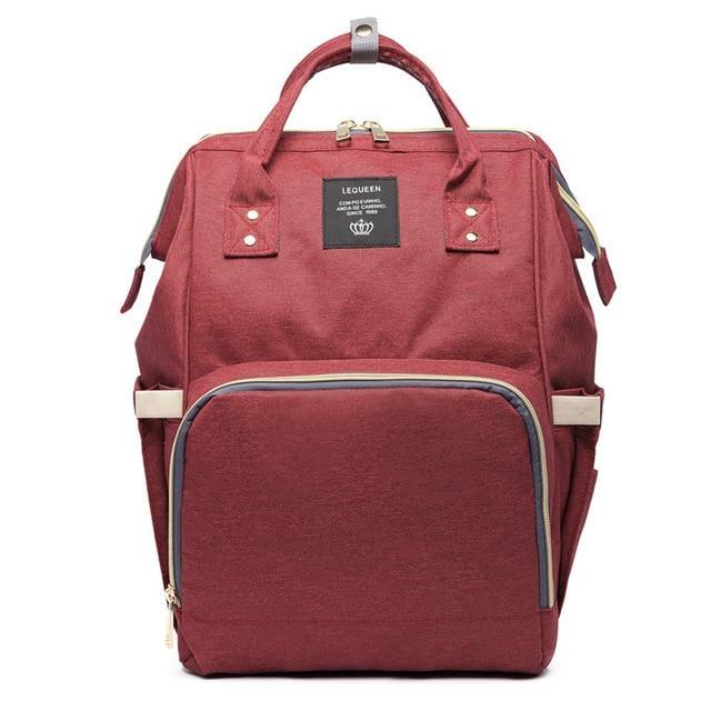 Diaper Backpack - LuxeMamma with Insulated Pockets
