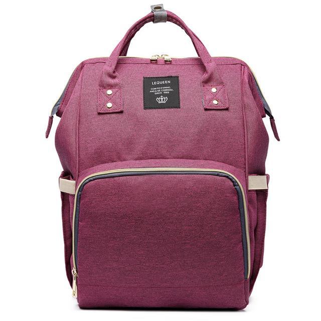 Diaper Backpack - LuxeMamma with Insulated Pockets