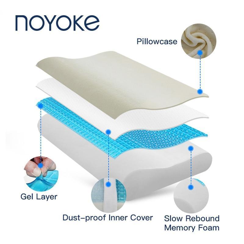 Cooling Memory Foam Gel Pillow - SleepLux