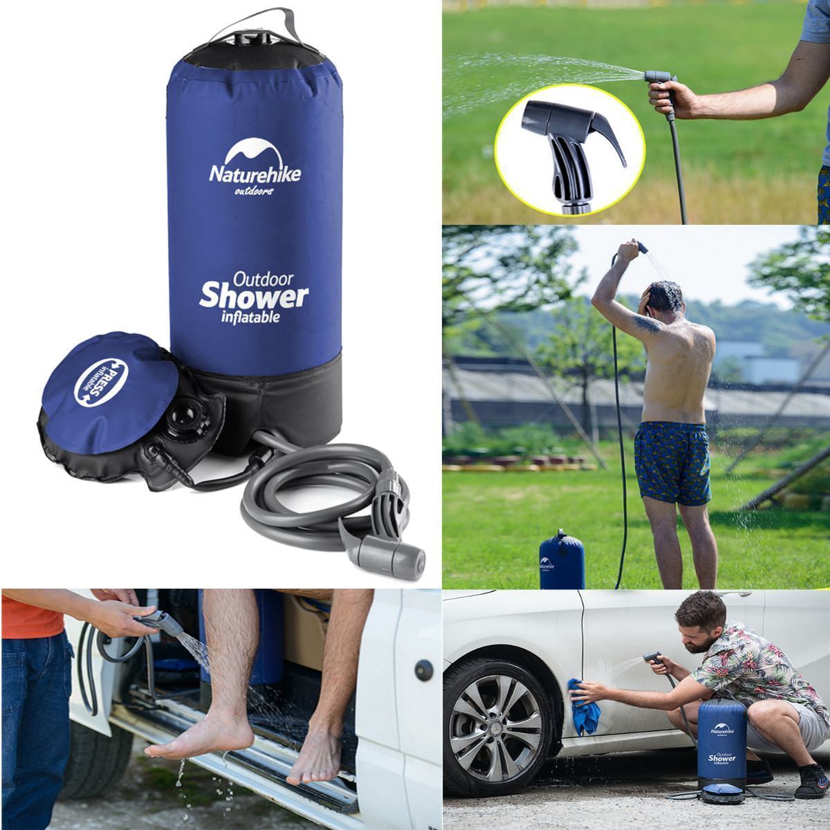 Portable Camping Shower - AquaLux Essentials