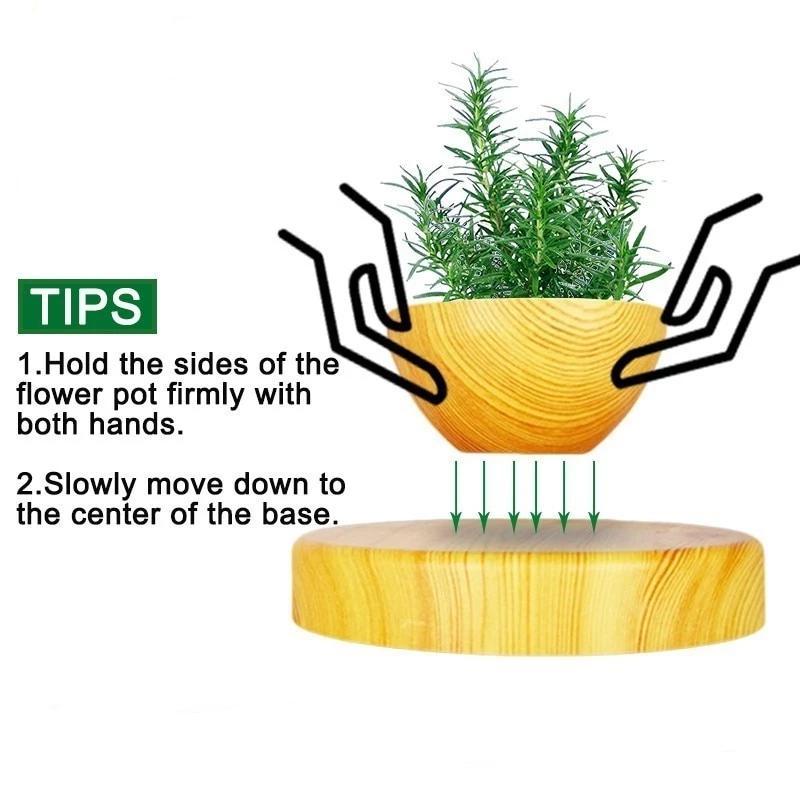 Magnetic Levitation Planter - Elevate Greenery by VerdantLux