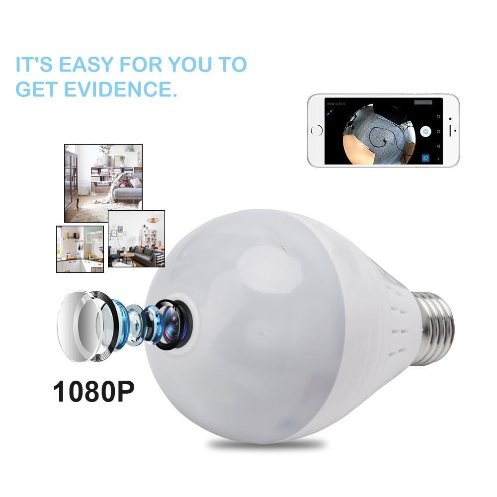 Panoramic 1080P Wifi Fisheye Security Camera - SecureVision