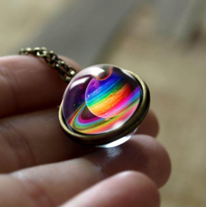 Galaxy Pendant Necklace - Celestial Luxe