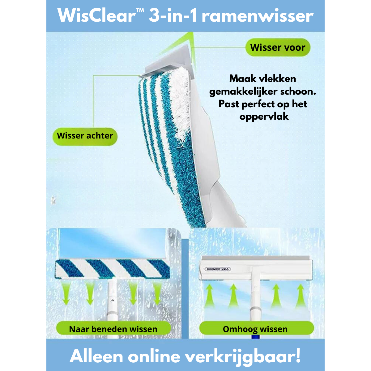 CrystalClear 3-in-1 Window Cleaner - PureVista