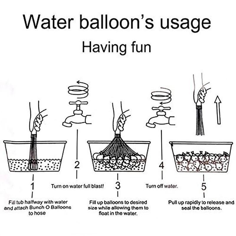 Rapid Fill Water Balloon Set - AquaBurst