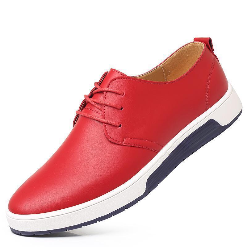 Oxford Leather Casual Shoes - LuxeStride