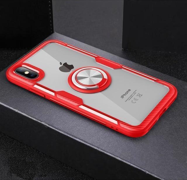 Magnetic Carbon Fiber iPhone Case - LuxeGuard