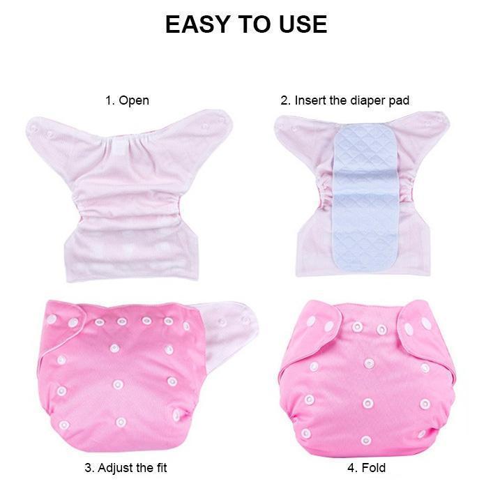 Eco-Friendly Reusable Baby Diapers - PureNest