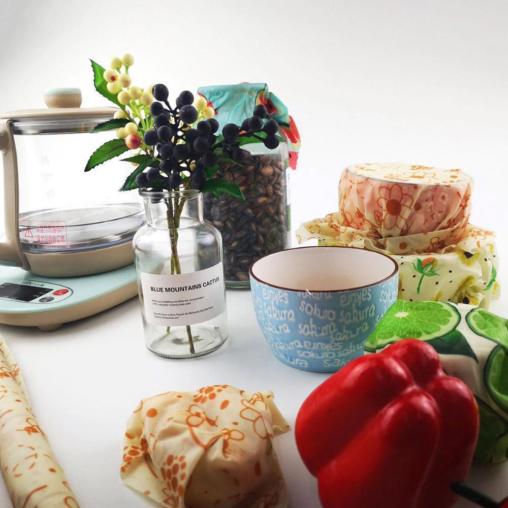 Beeswax Food Wraps - EcoWrap Essentials (3 pcs)