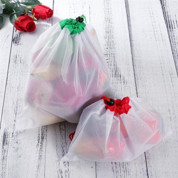 Reusable Mesh Refrigerator Bags - FreshNest