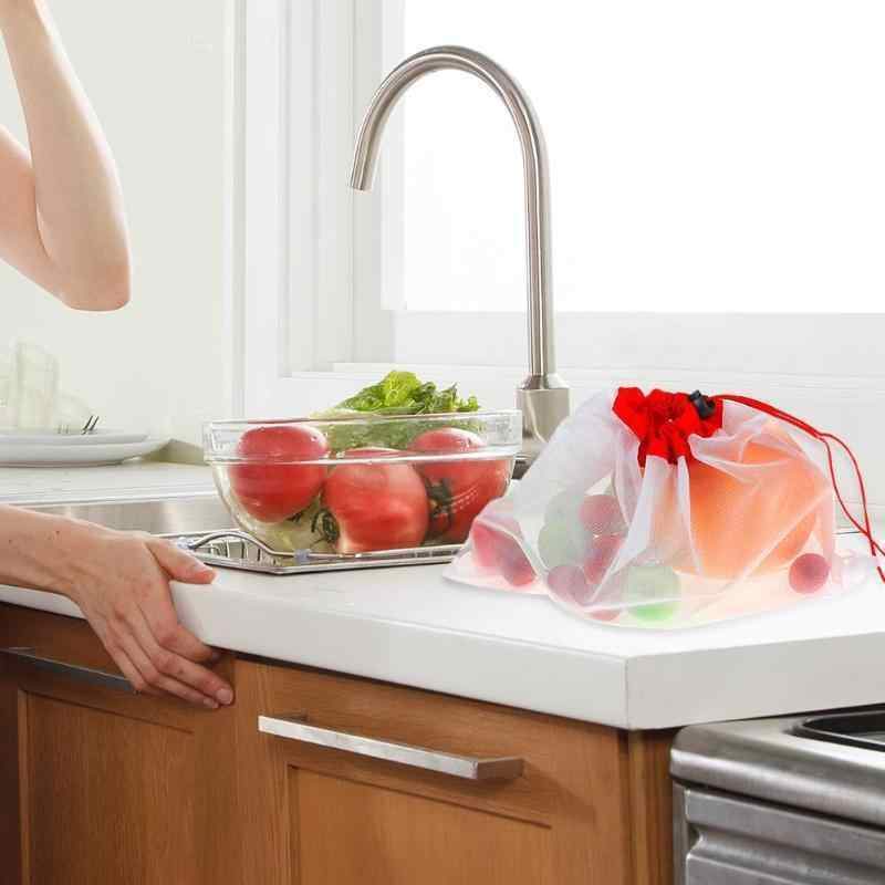 Reusable Mesh Refrigerator Bags - FreshNest