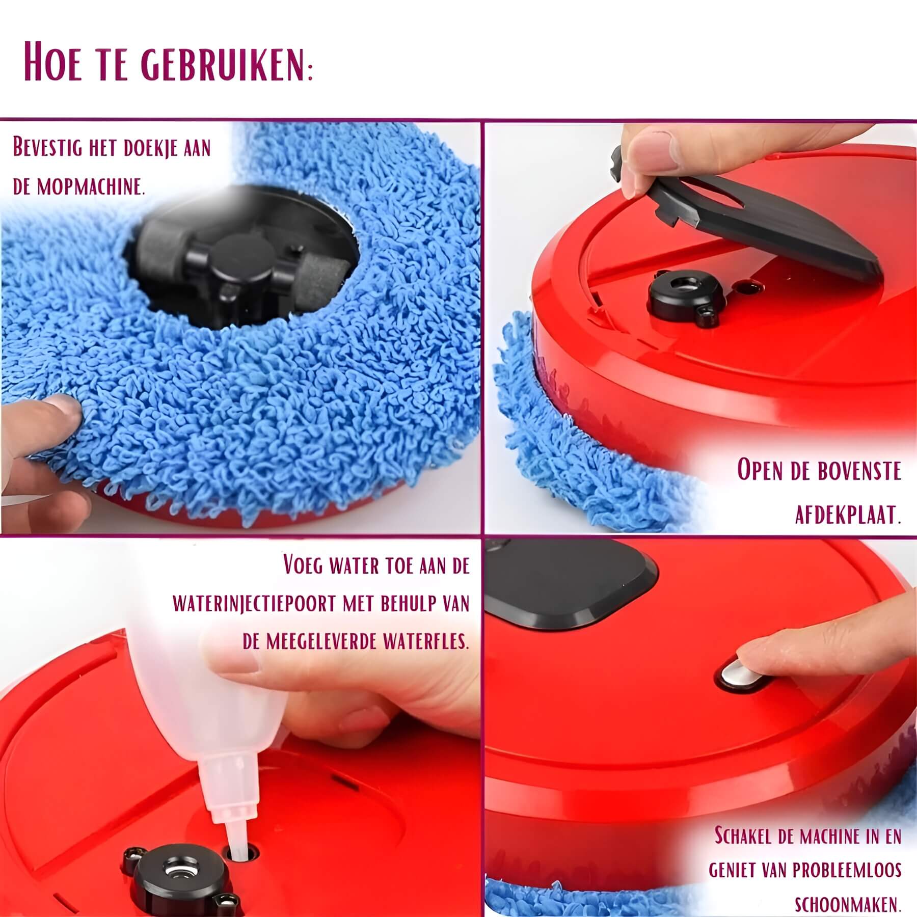 Smart Robot Mop - CleanSweep Pro with Advanced Navigation