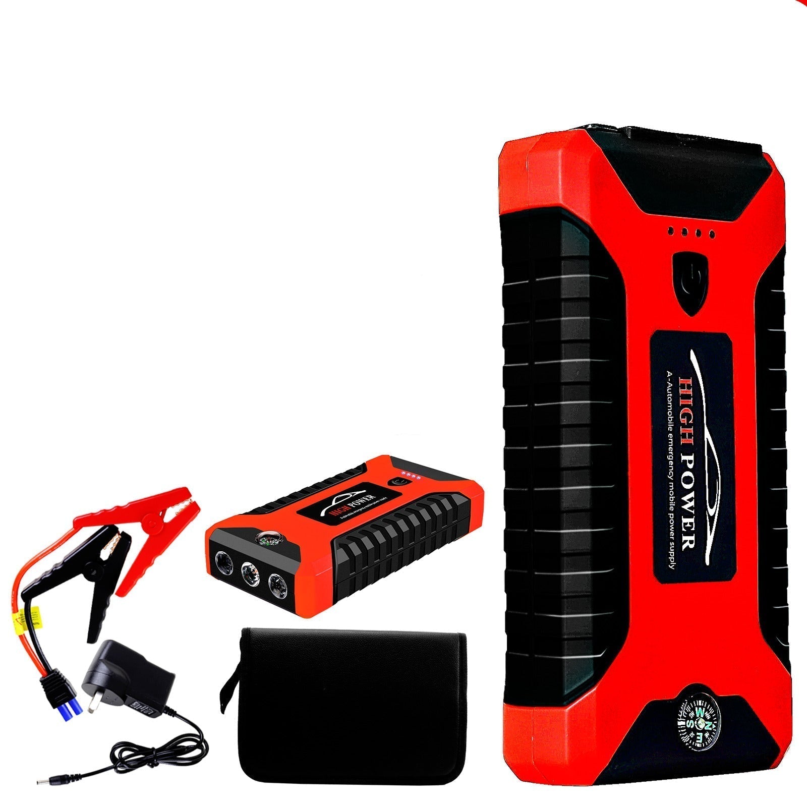 PowerJump 99800mAh Portable Car Jump Starter - Waterproof Design