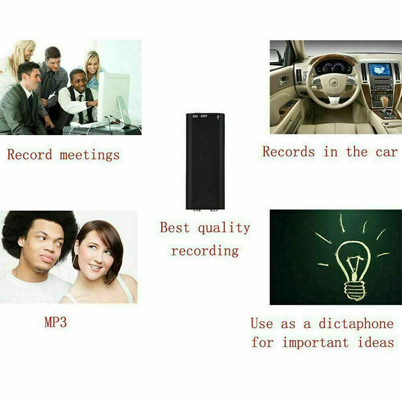 Voice Recorder with 8GB Storage - EchoScribe