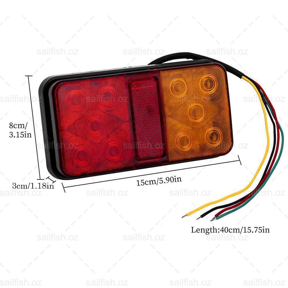 Waterproof LED Trailer Tail Lights - LuxeBeam