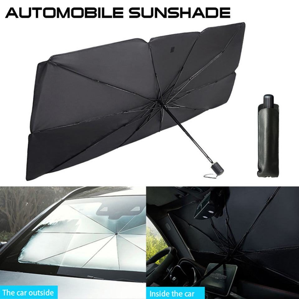 UV-Blocking Foldable Car Sunshade - LuxeShield