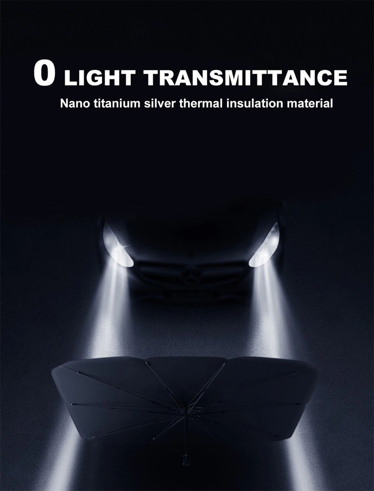 UV-Blocking Foldable Car Sunshade - LuxeShield