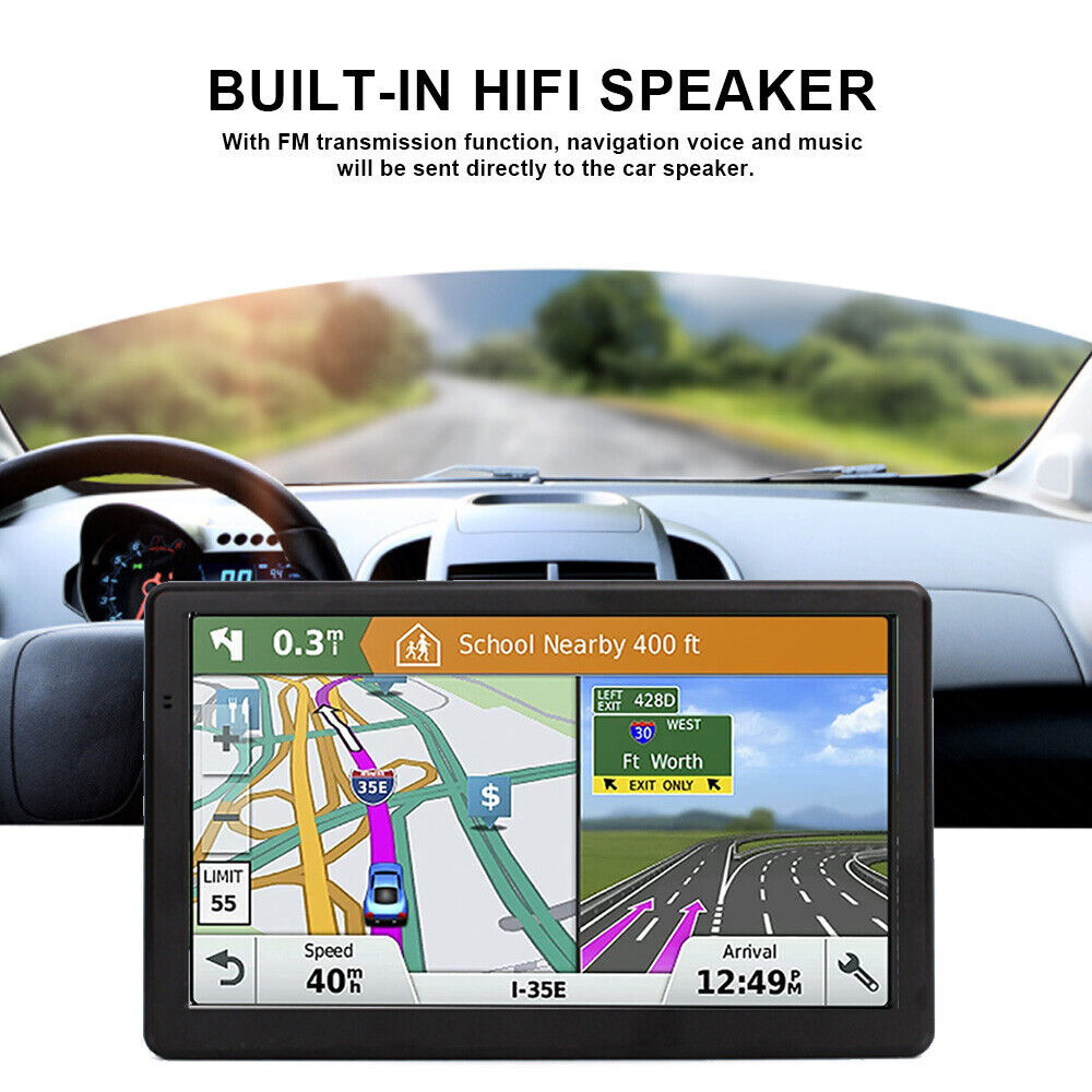 GPS Navigation System - NavTech 7" Touch Screen with Free Maps