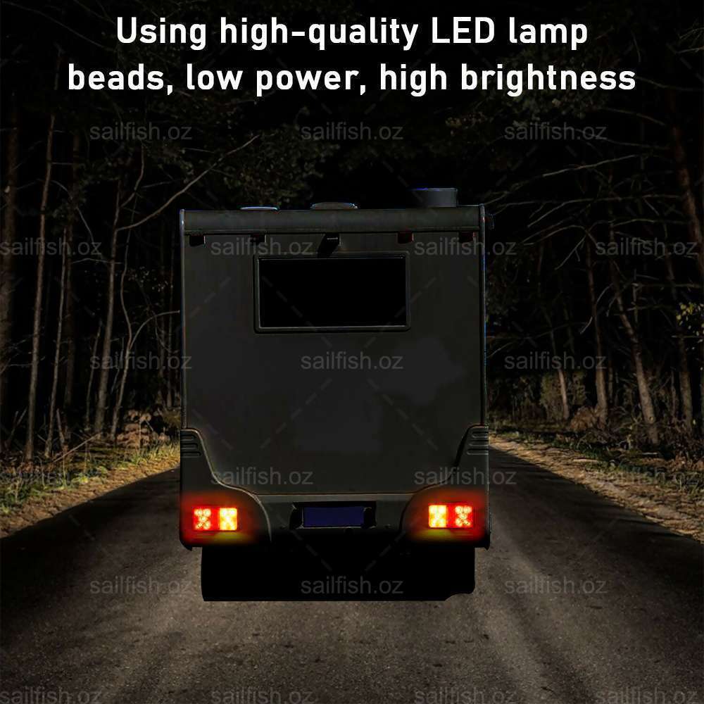 Waterproof LED Trailer Tail Lights - LuxeBeam