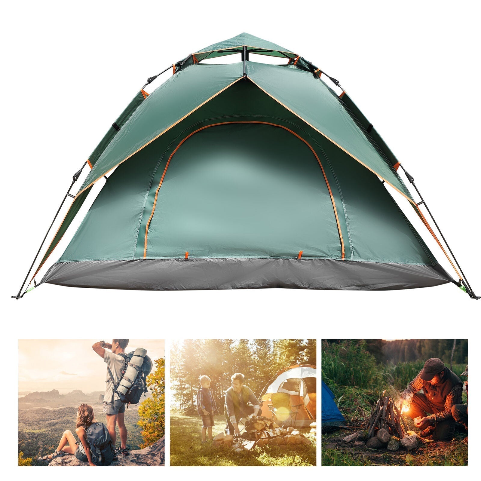 Instant Pop Up Tent - Summit Gear, Waterproof & Easy Setup