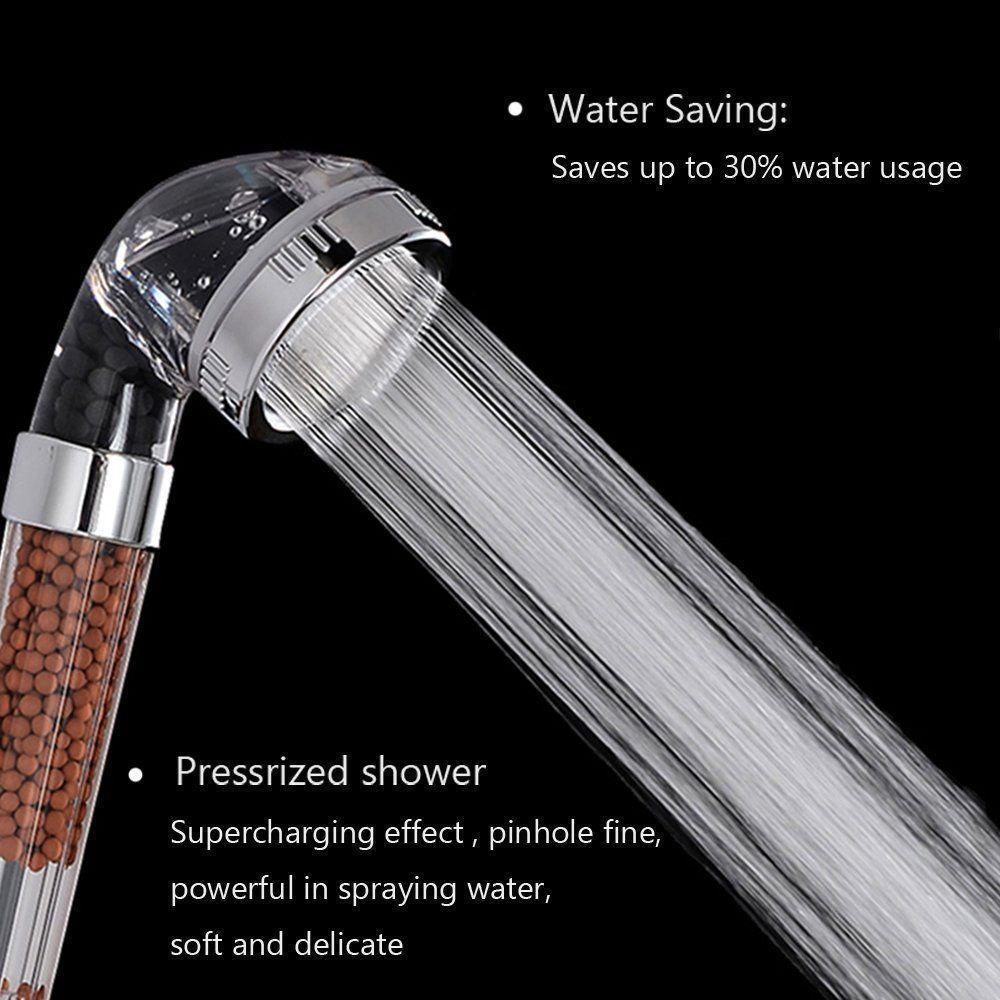 EcoFlow Stone Stream Showerhead - Luxe Water Efficiency