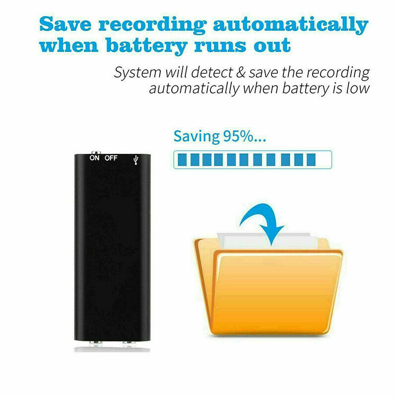 Voice Recorder with 8GB Storage - EchoScribe