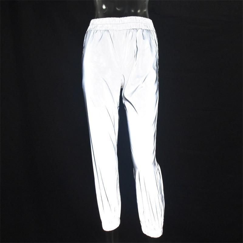 Reflective Women's Jogging Pants - LuxeMotion