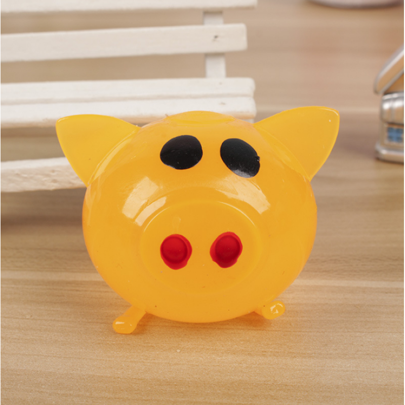Memory Foam Pig Splat Toy - PlushyPals