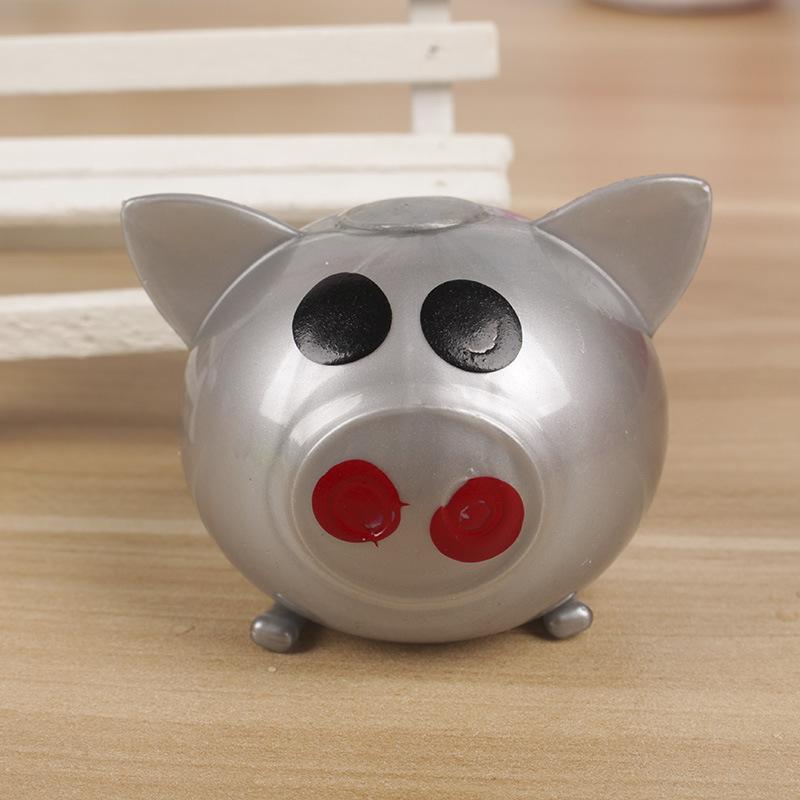 Memory Foam Pig Splat Toy - PlushyPals