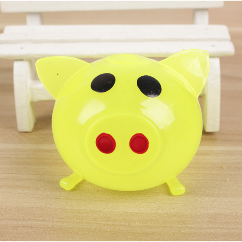 Memory Foam Pig Splat Toy - PlushyPals