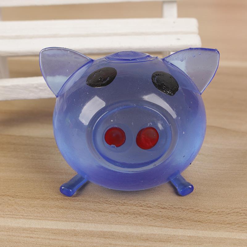 Memory Foam Pig Splat Toy - PlushyPals