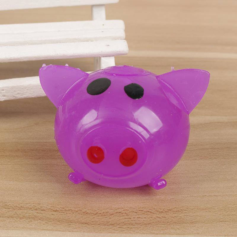 Memory Foam Pig Splat Toy - PlushyPals