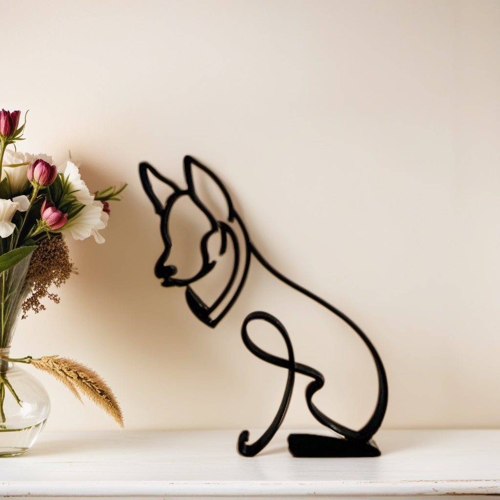 Canine Abstract Sculpture - ArtistryPaws