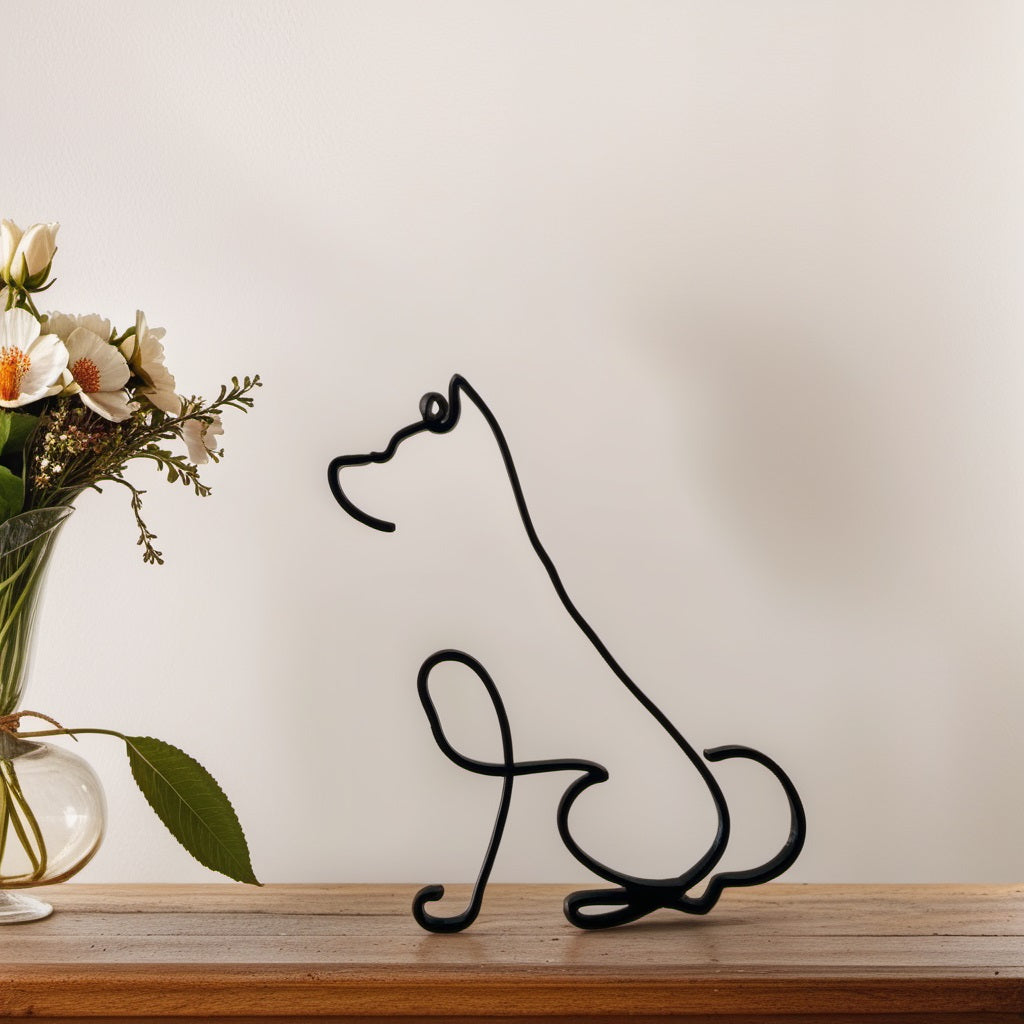 Canine Abstract Sculpture - ArtistryPaws