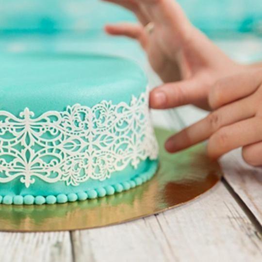Lace Cake Decor Mold - ElegantCrafts
