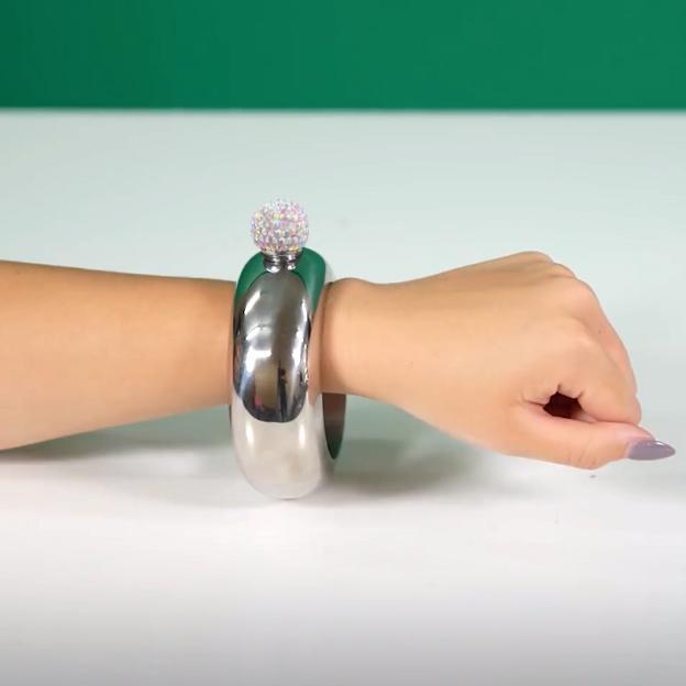 Hidden Flask Emergency Bracelet - LuxeGuard