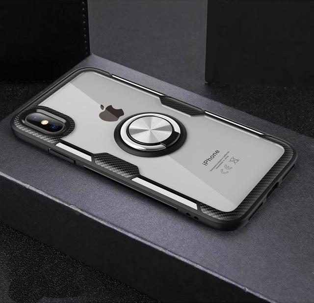 Magnetic Carbon Fiber iPhone Case - LuxeGuard