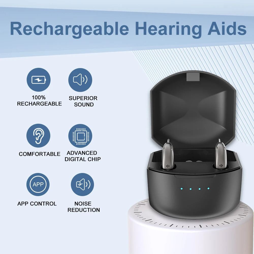 Bluetooth Hearing Aids - ClearSound Elite