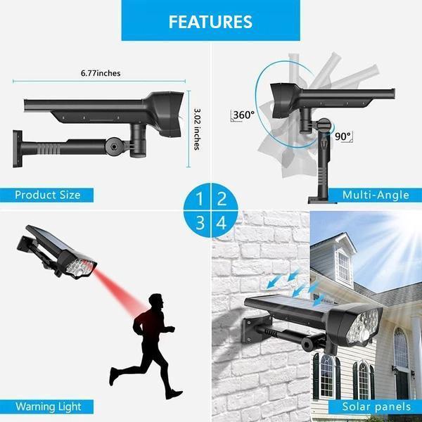 Solar Guardian Torch - LuminaTech Rechargeable Light