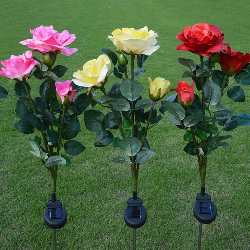 Solar LED Roses - Lumina Bloom